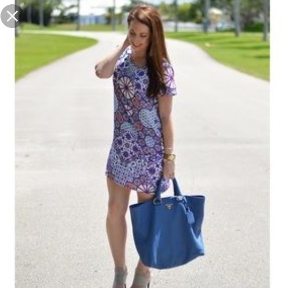 Minkpink geometric shift dress